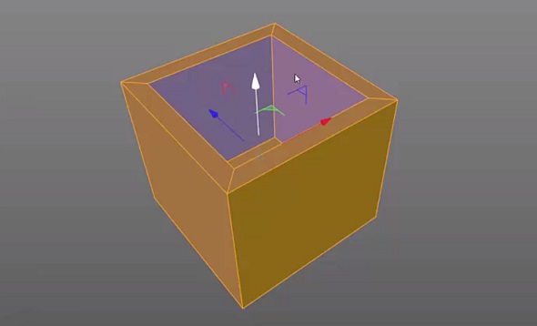 C4D模型法向错误